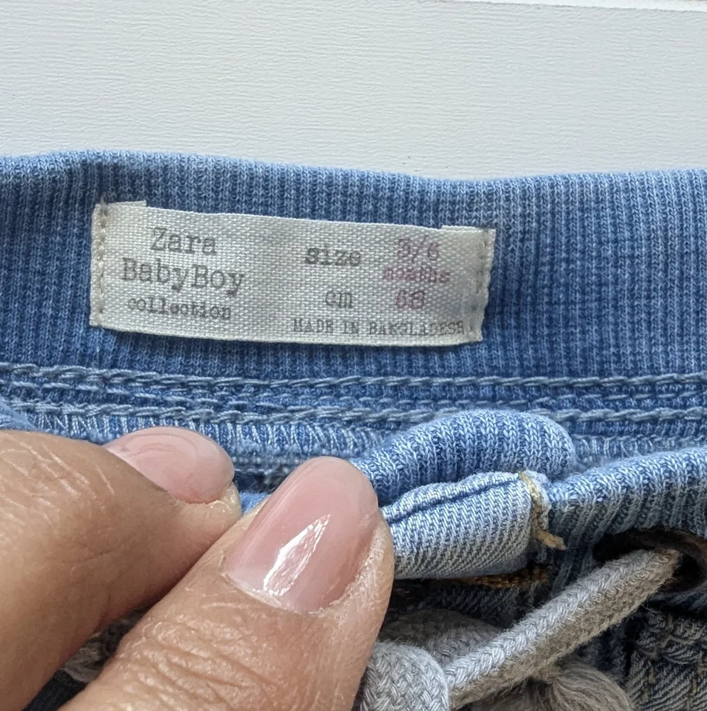 Zara Kids Light Blue Denim Shorts - Picture 2 of 3